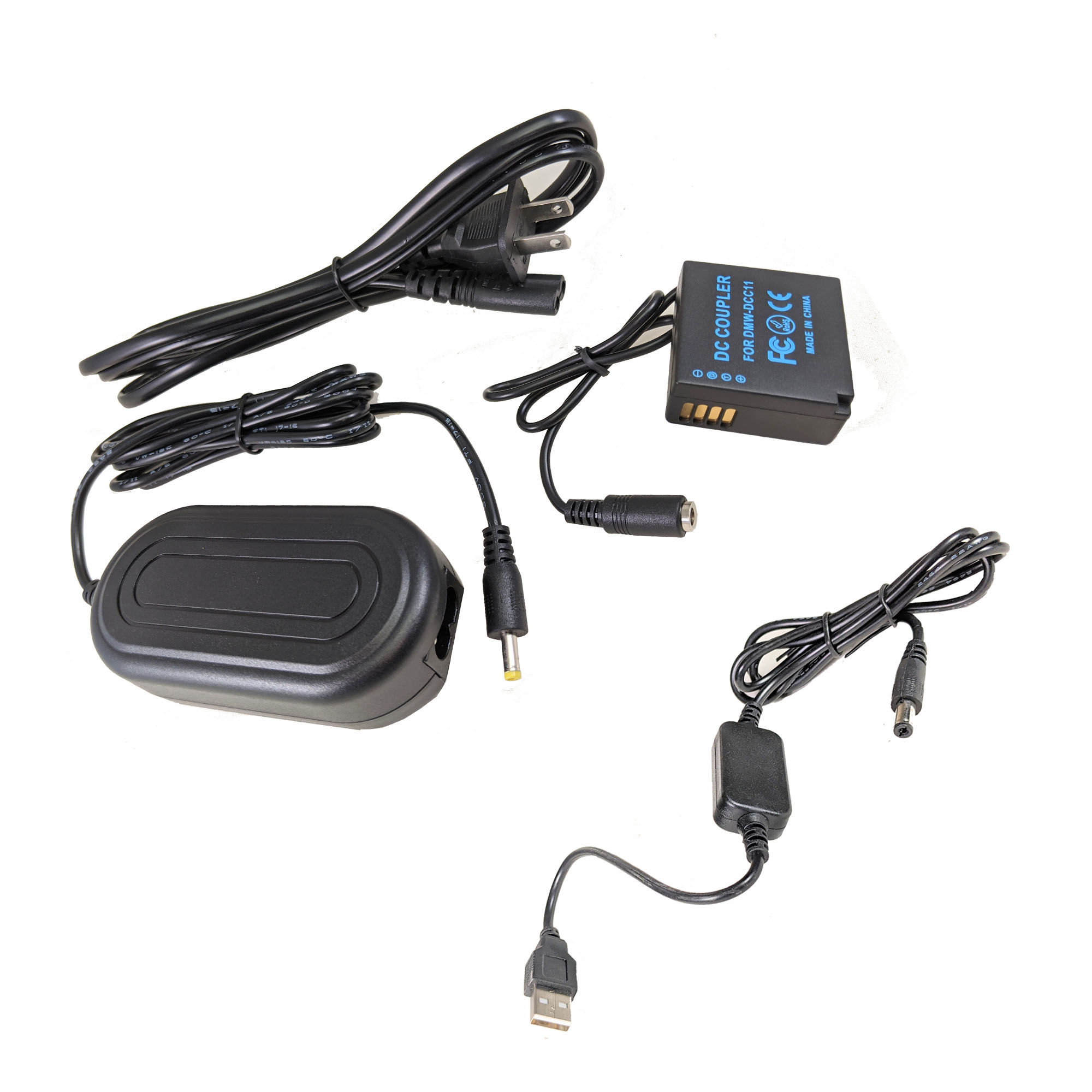 DMWBLG105V - DMWBLG10 Coupler, AC Adapter & 5V USB Adapter
