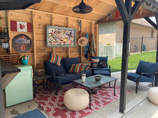 Custom Gazebo Shed (Interior photo)