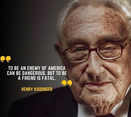 Photo and quote of Henry Kissinger