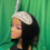 Thumbnail: White Pearl and Rhinestone Headband w/Double Hatpin