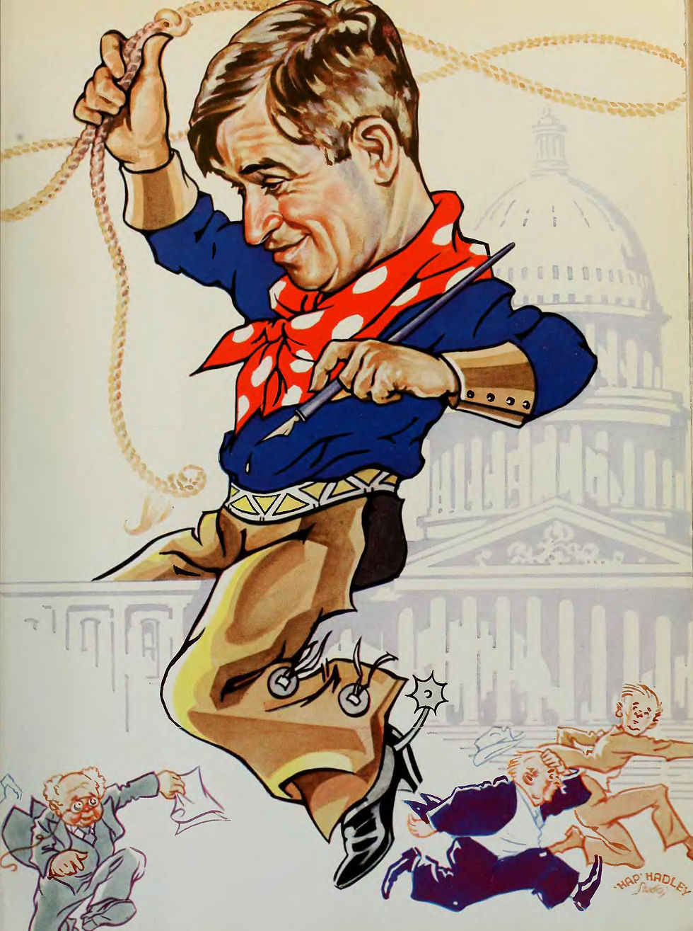 cartoon of will rogers
