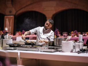 Enjoy an exclusive six-course dinner cooked by Award-Winning Chefs in Support of Hospitality Action 