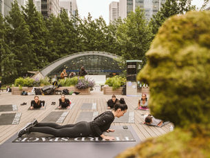 A month-long wellness festival returns to Canary Wharf this June