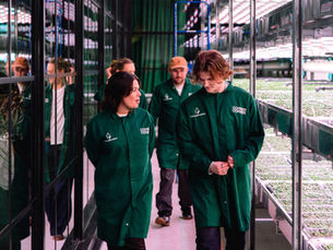 Enjoy a 45 minute vertical farm tour at Corner Corner
