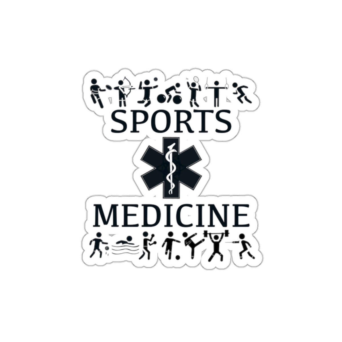 Sports Medicine Die-Cut Stickers