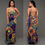 Thumbnail: WOMEN SUMMER BOHO LONG MAXI BACKLESS EVENING PARTY DRESS BEACH DRESSES SUNDRESS