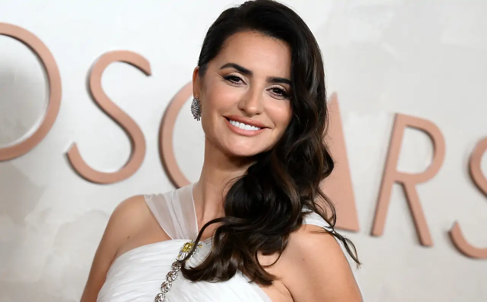 Penelope cruz smiling to camera