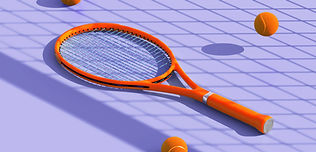 Tennis Balls and Racket
