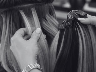 Hair extensions and colour matching for seamless extension results in Penrith