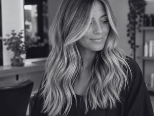 Soft blonde balayage with lived-in dimension at Sassyme Hairdressing Penrith