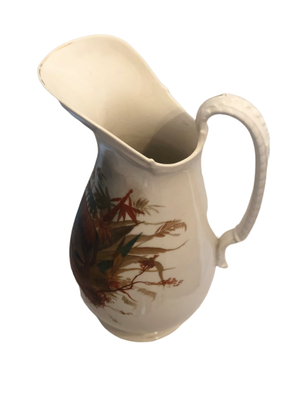 Miniature : Pot, broc en faïence de limoges