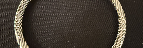 Silver/Gold Fashion Cable Bracelet