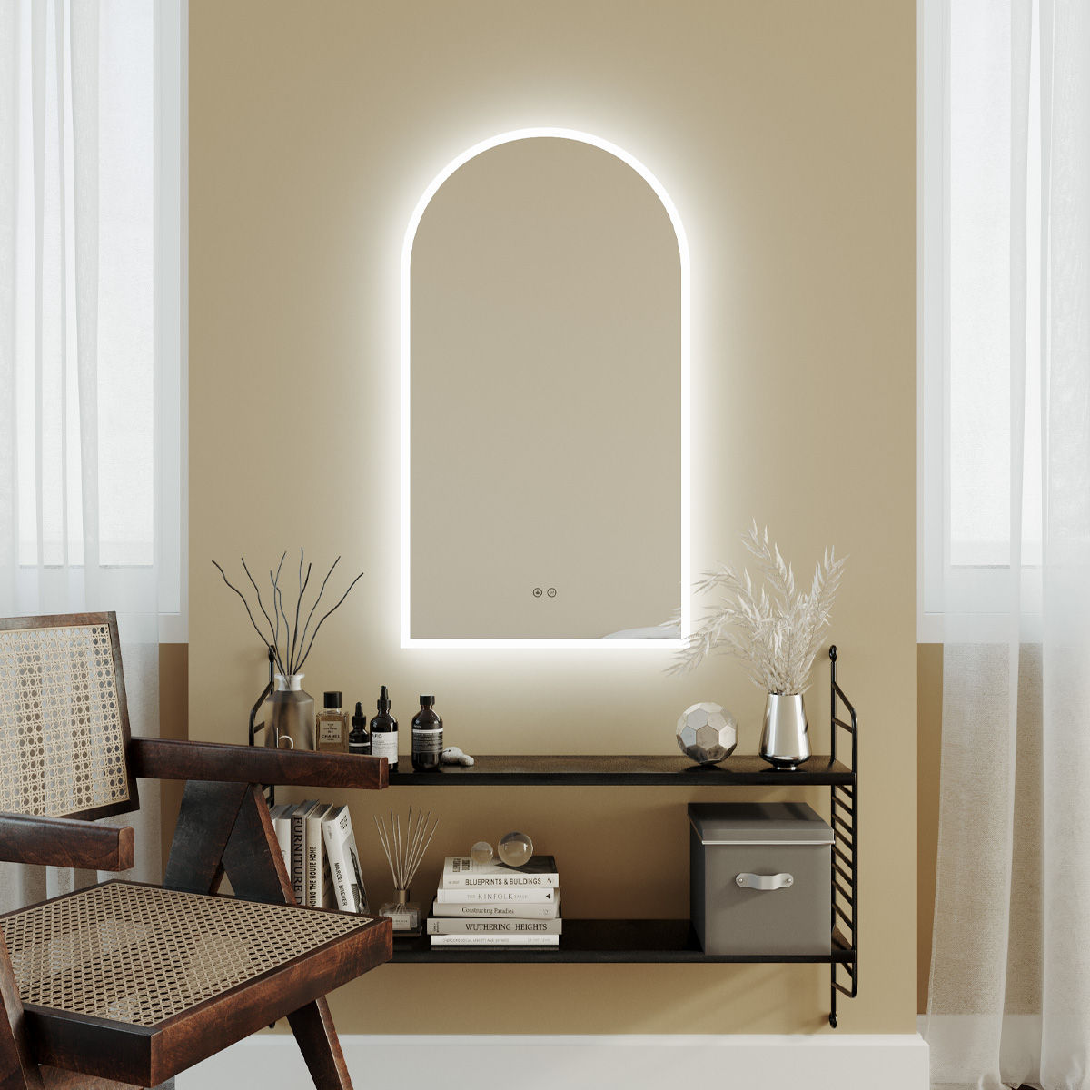 ARCH LED MIRROR 500X900MM