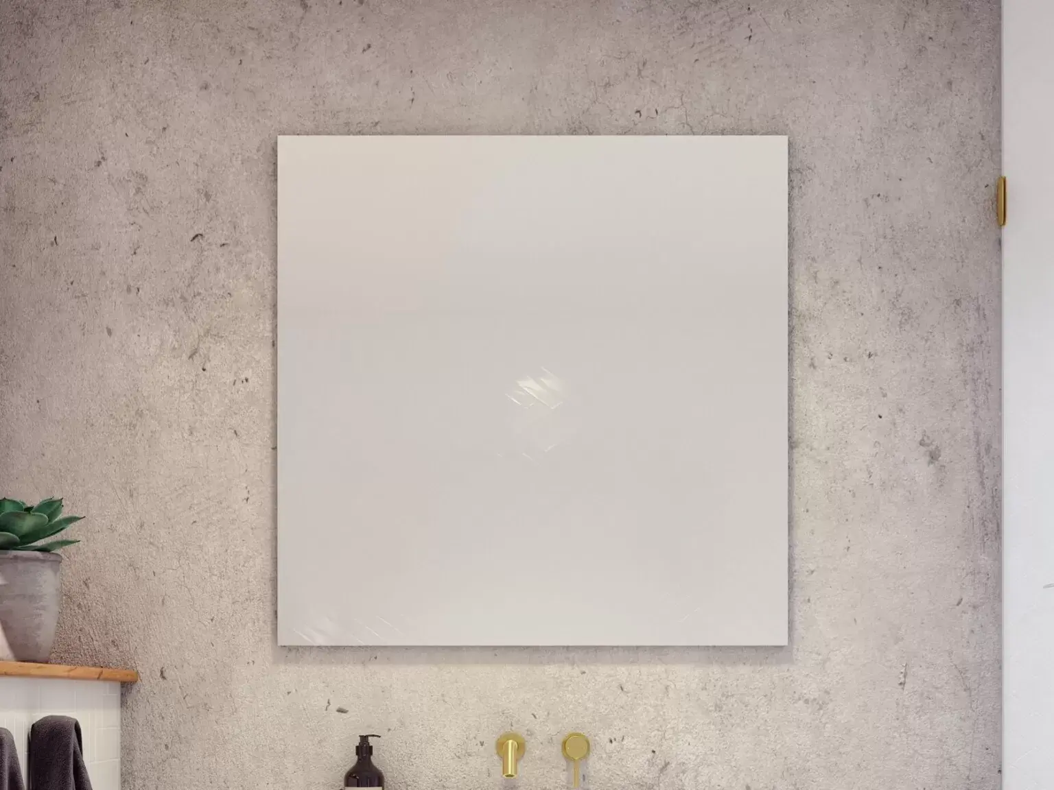 SQUARE MIRROR 600/750/900MM