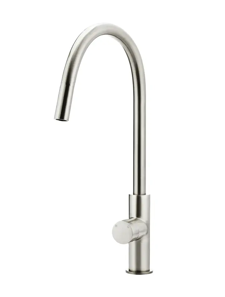 Thumbnail: ROUND PINLESS PICCOLA PULL OUT KITCHEN MIXER TAP
