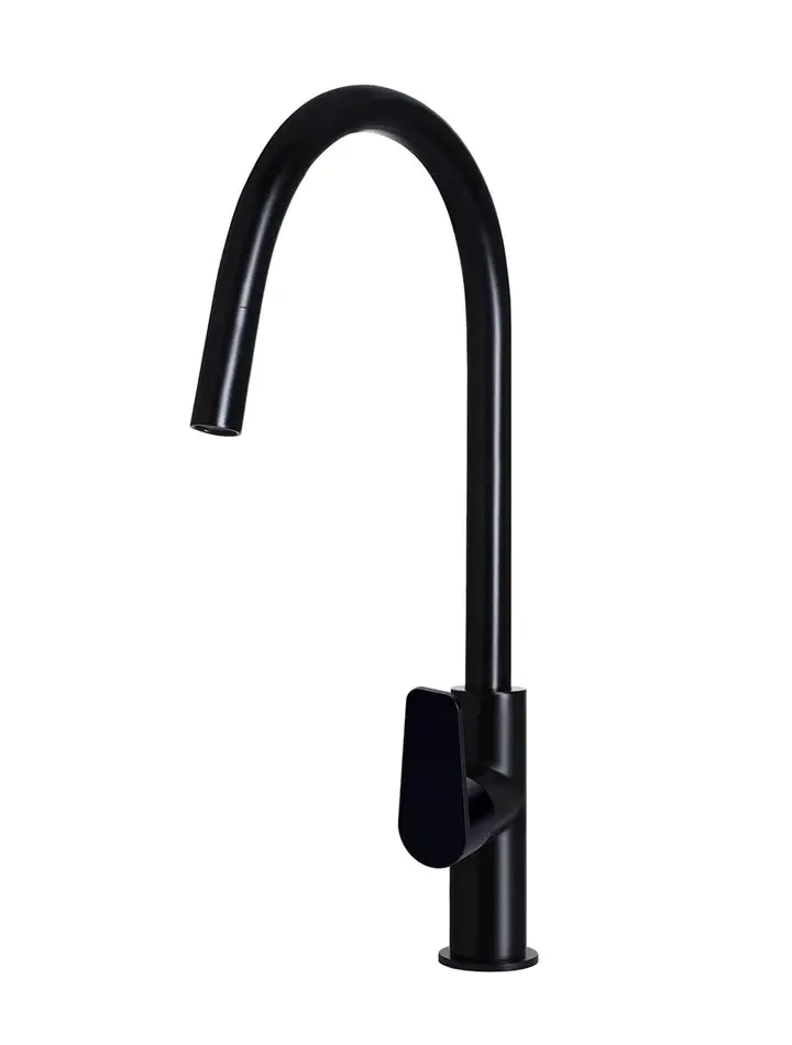 Thumbnail: ROUND PADDLE PICCOLA PULL OUT KITCHEN MIXER TAP