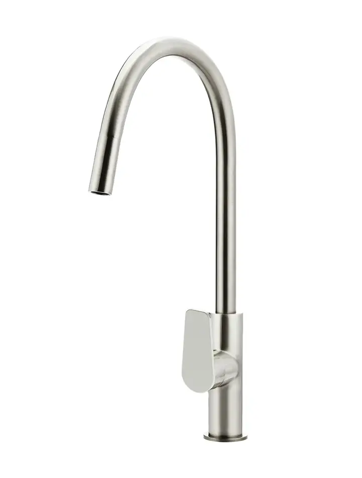 Thumbnail: ROUND PADDLE PICCOLA PULL OUT KITCHEN MIXER TAP