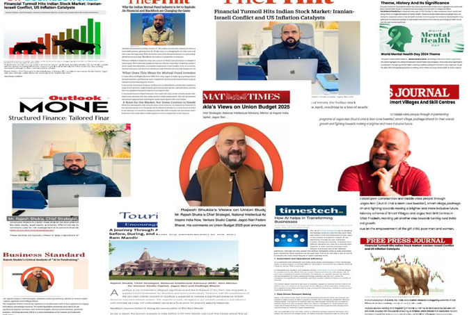 Articles of Rajesh Shukla Chief Strategist and Business Guru in newspapers