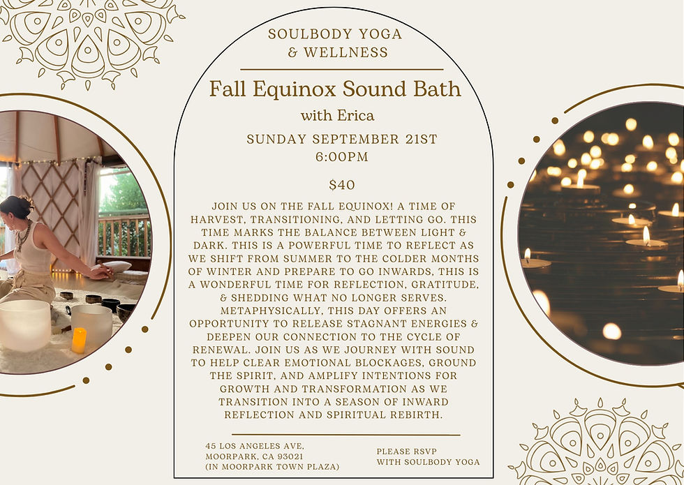 Fall Equinox SoundBath