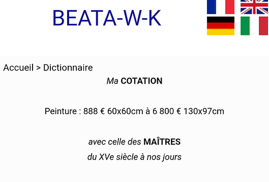 ARTISTE COTEE