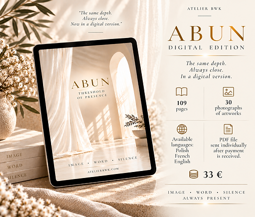 ABUN Threshold of Presence – digital edition of the Atelier BWK artist book