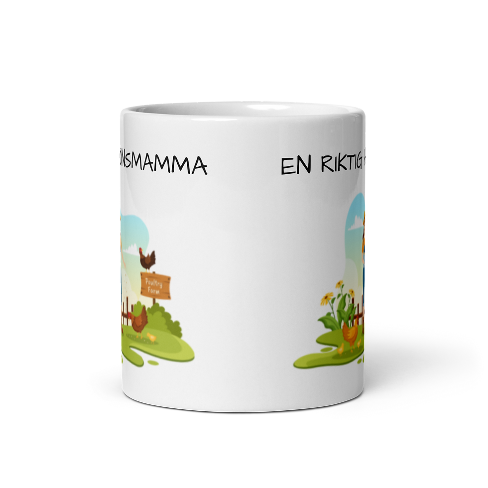 Miniatyrbild: Mugg - Hönsmamma