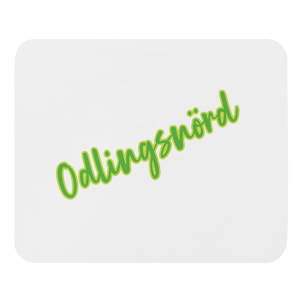 Miniatyrbild: Mouse pad - Odlingsnörd Vit