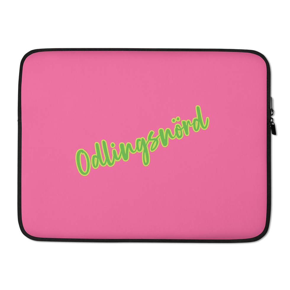 Miniatyrbild: Laptop Fodral - Odlingsnörd Rosa