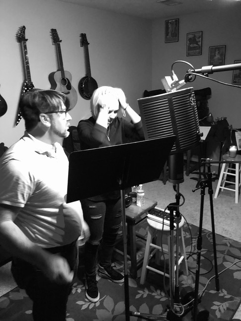 In the studio with Charley Hubbs