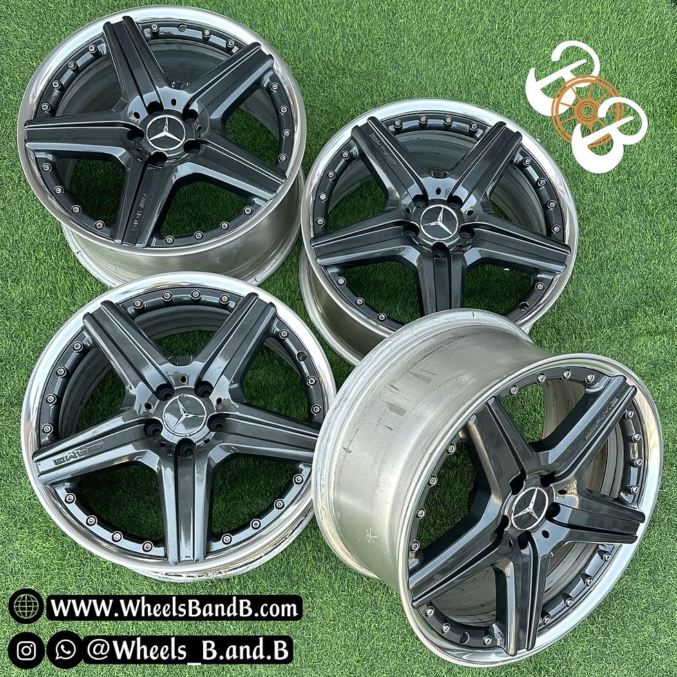 Mercedes wheels. Wheels B and B logo. Wheels B and B, with green background. wheels B and B