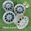 الصورة المصغرة: Silver wheels with visible text B B and Wheels_B.and.B, perfect for vehicles.