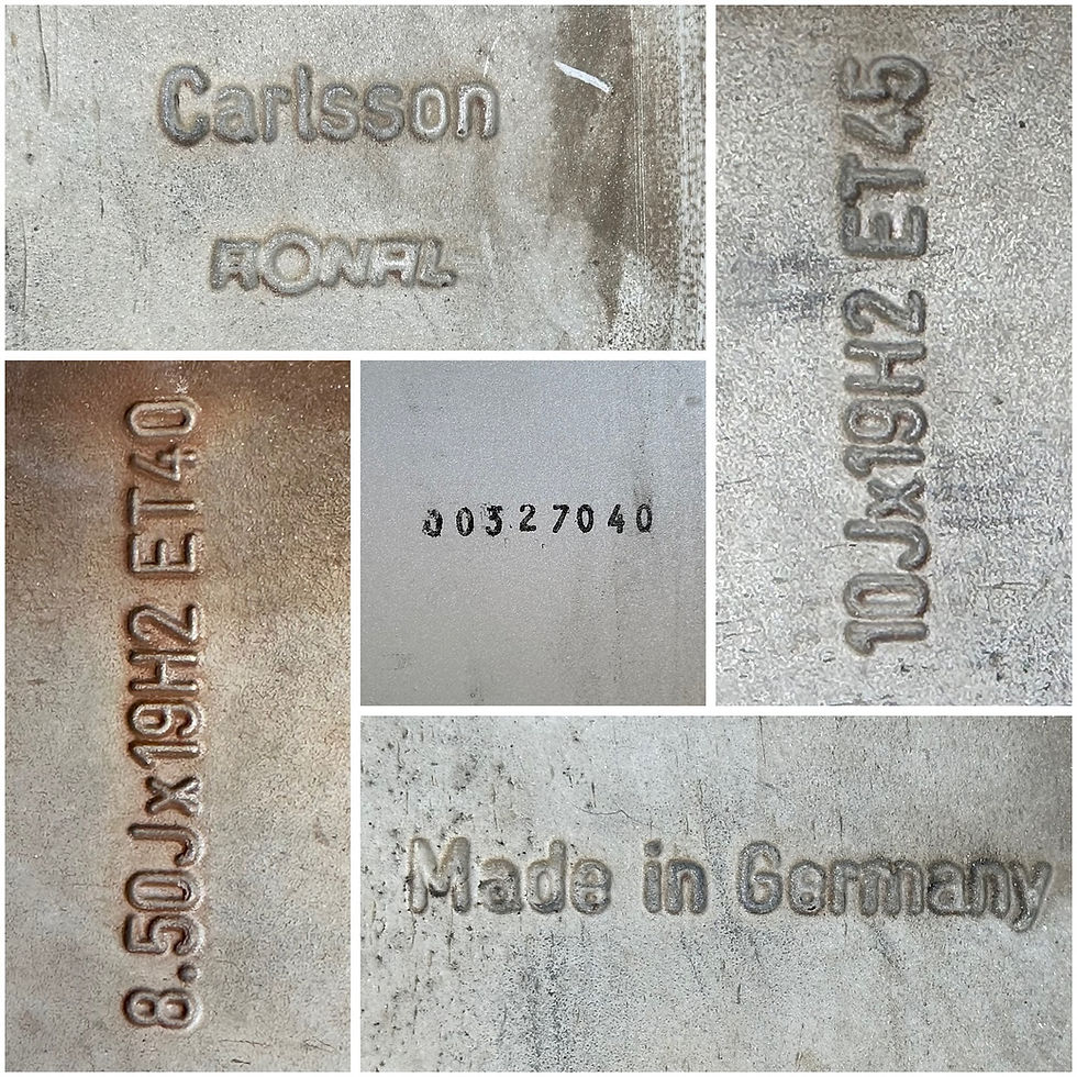 الصورة المصغرة: Carlsson KONAL 8.50Jx19H2 ET40 10Jx19H2 ET45 00327040 Made in Germany Wheels