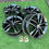 Thumbnail: Four black wheels with BB text, VORSTEINER VFF 103, sitting on green grass. wheels B and B