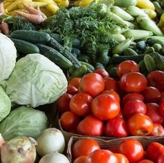Assorted Farm Fresh produce for restaurants.