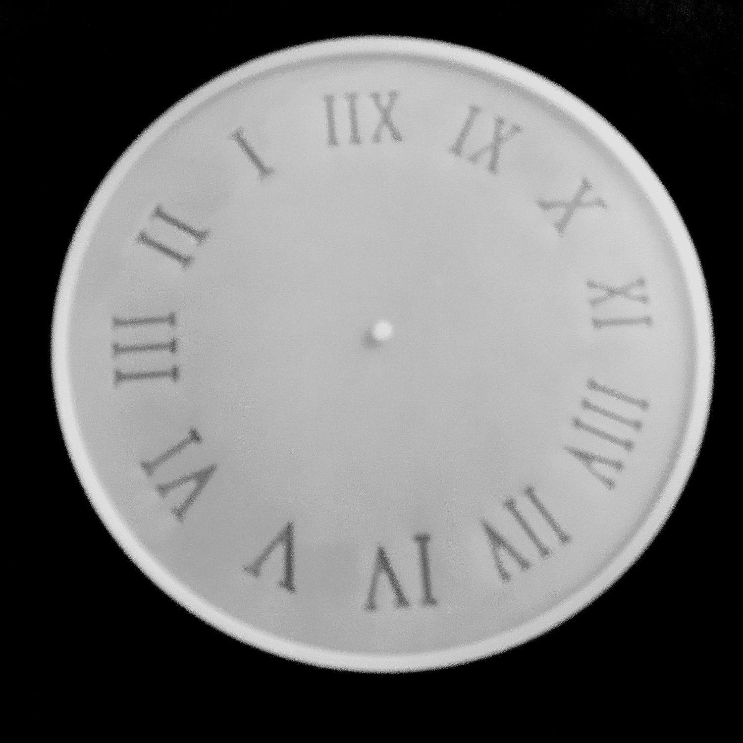 Clock Mould with Roman Numbers