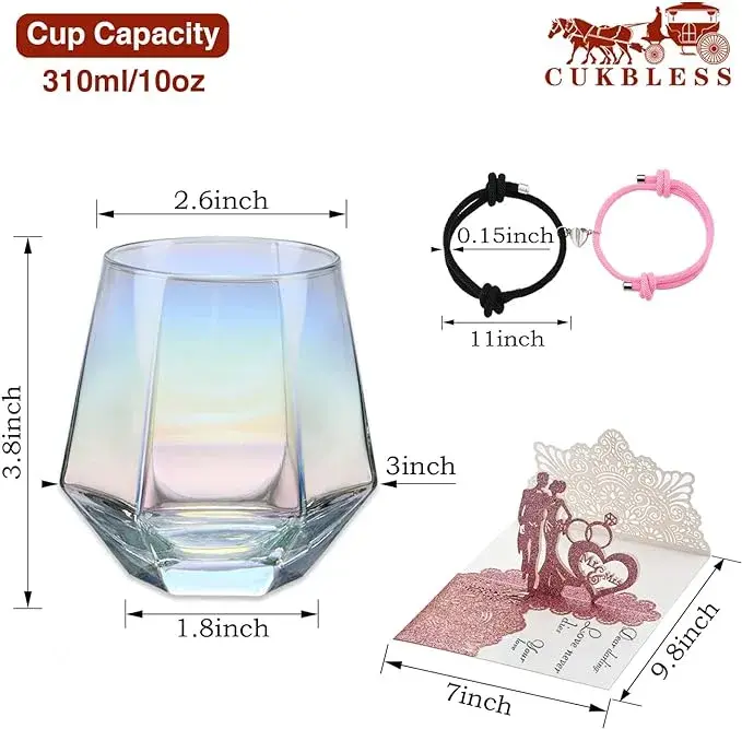 Thumbnail: 24X 2pcs CUKBLESS Mr & Mrs Engagement Gifts for Couples