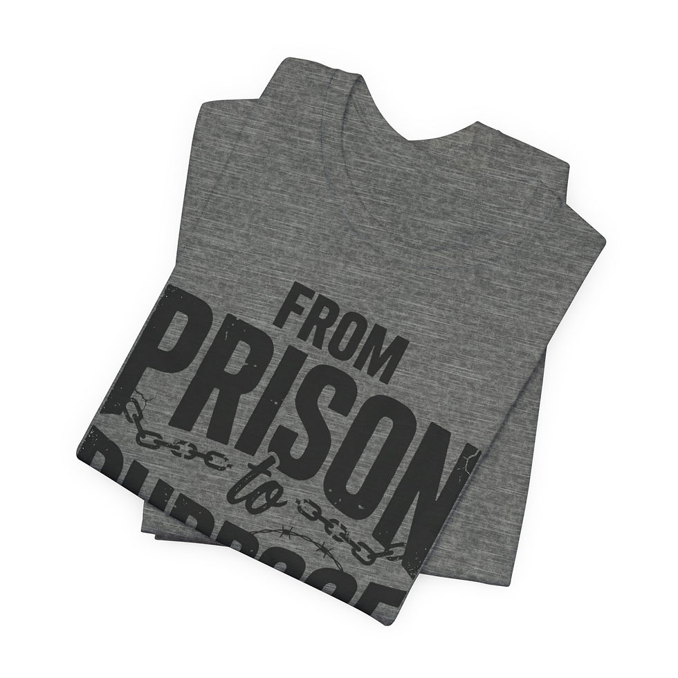 Thumbnail: From Prison to Purpose T-shirt | Second Chance Clothing