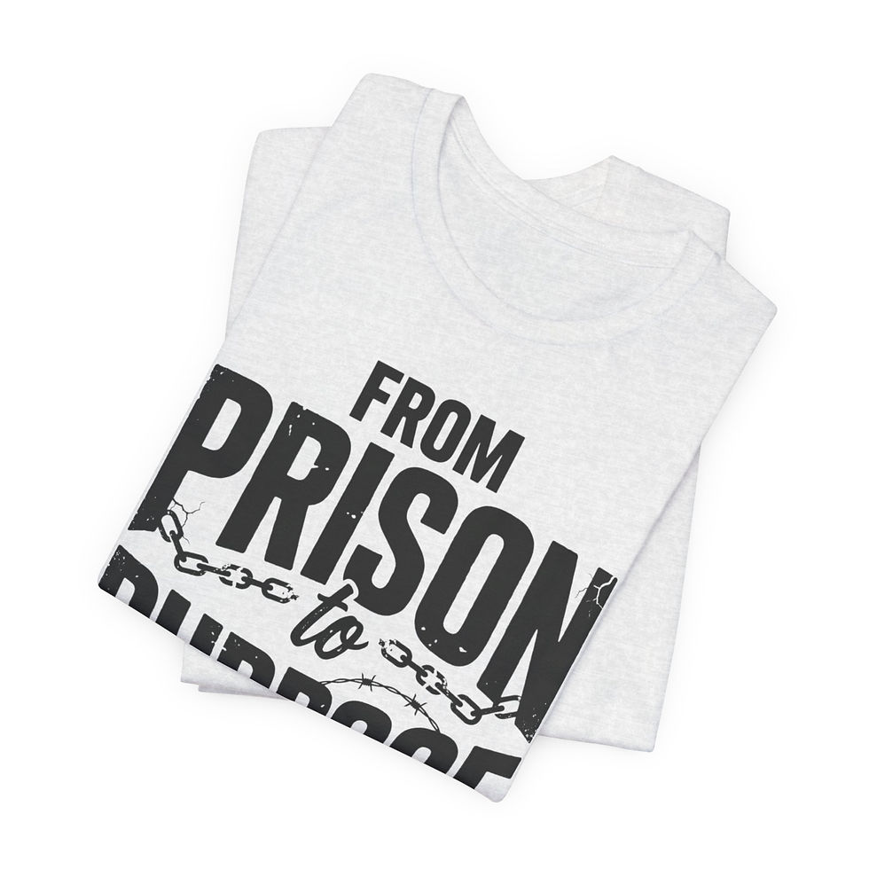 Thumbnail: From Prison to Purpose T-shirt | Second Chance Clothing
