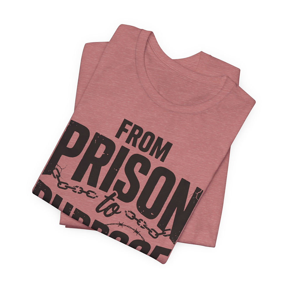 Thumbnail: From Prison to Purpose T-shirt | Second Chance Clothing