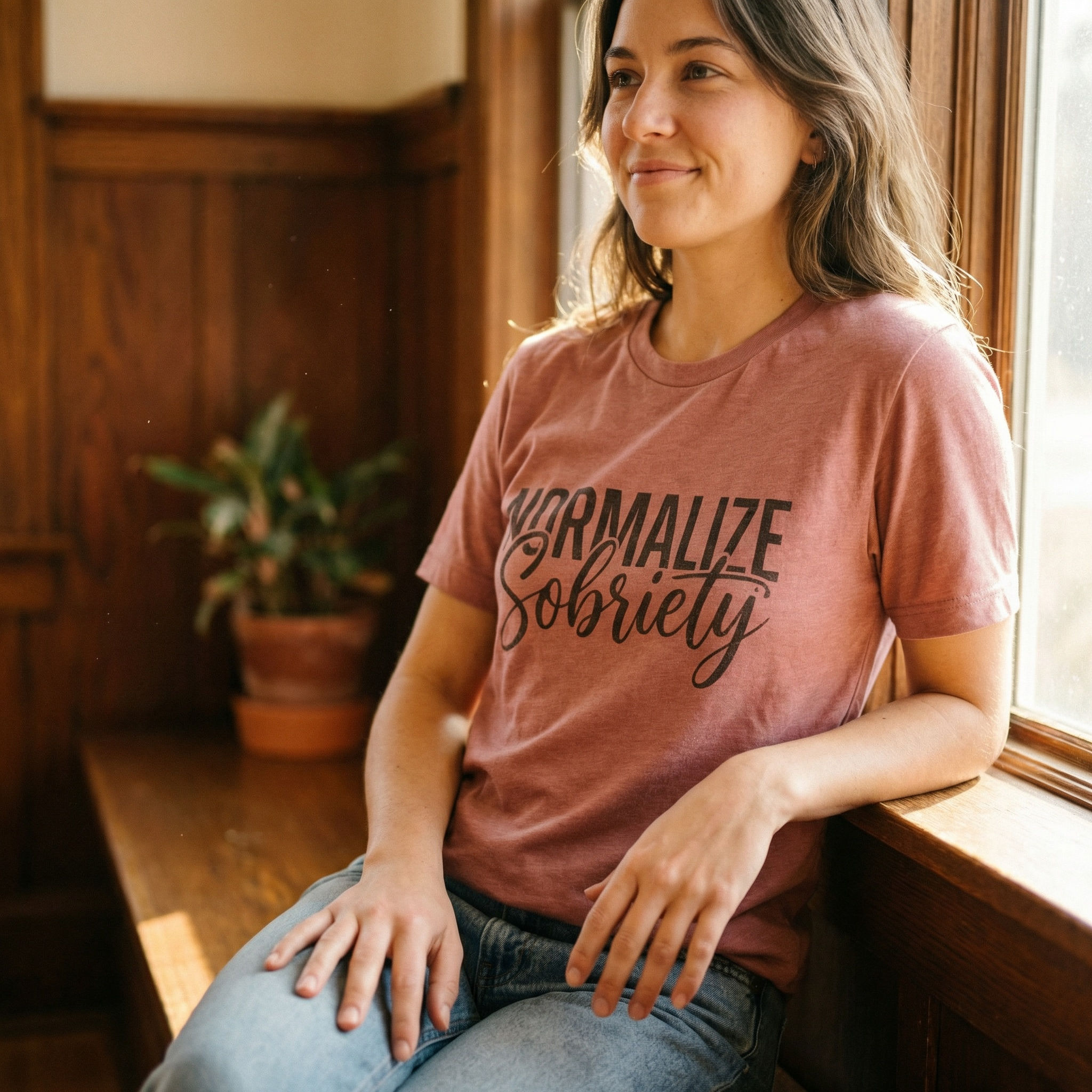 Normalize Sobriety Shirt, Recovery T-Shirt, Addiction Recovery Apparel