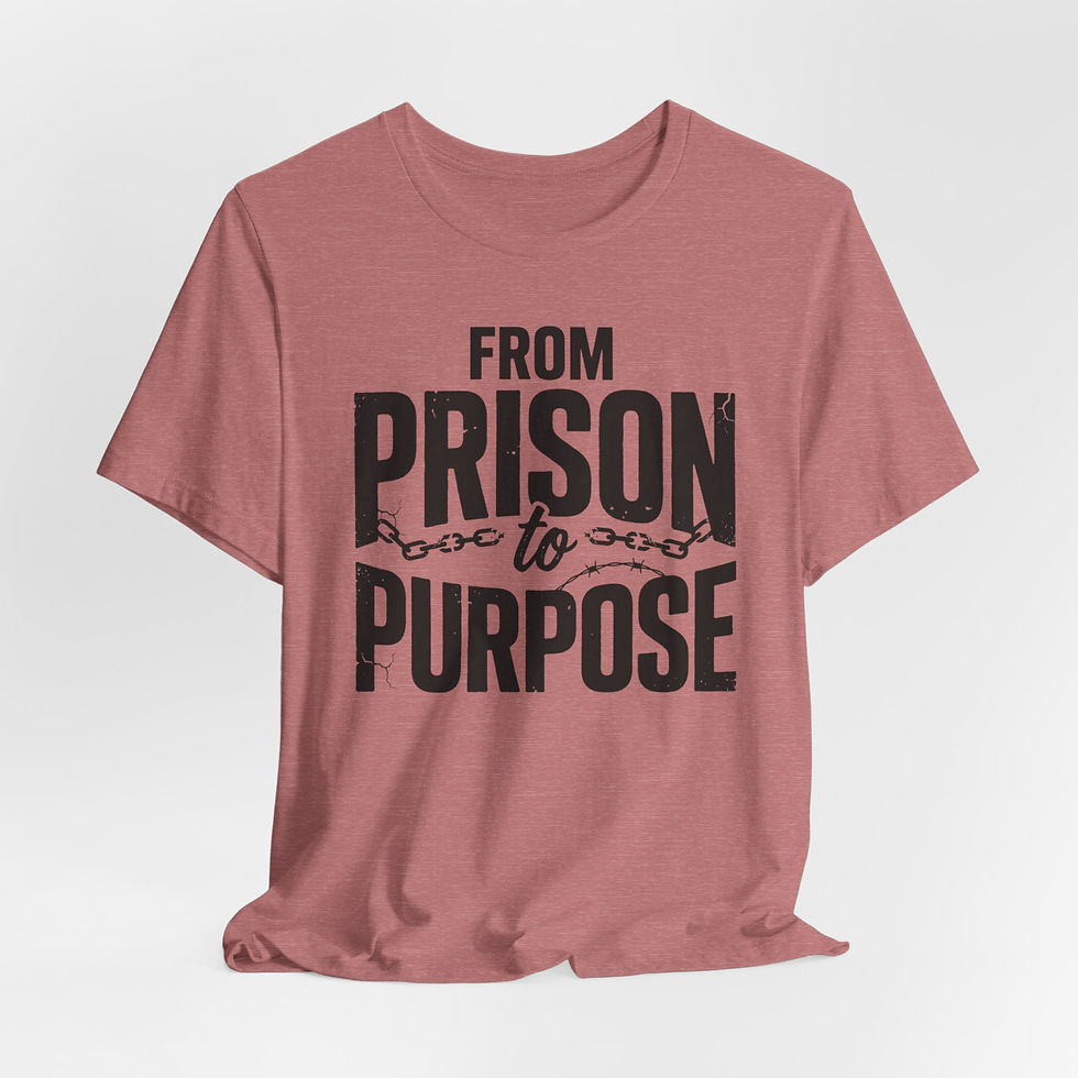 Thumbnail: From Prison to Purpose T-shirt | Second Chance Clothing