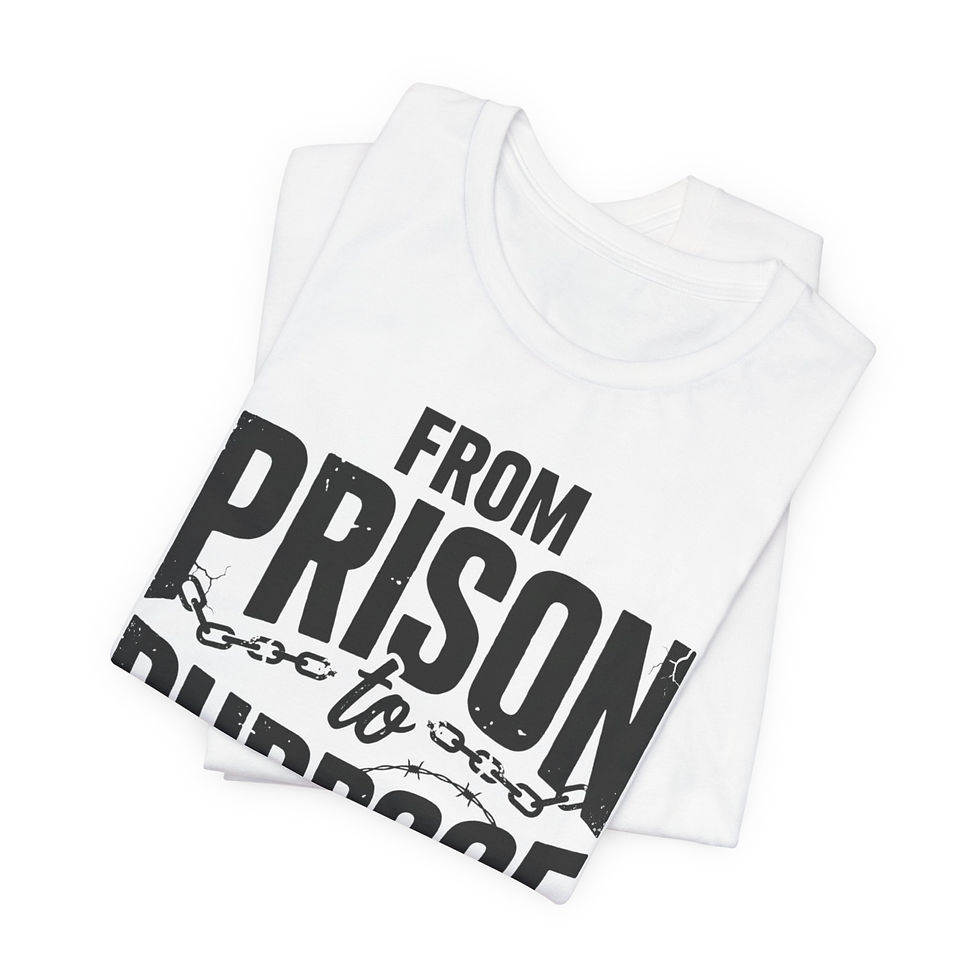 Thumbnail: From Prison to Purpose T-shirt | Second Chance Clothing