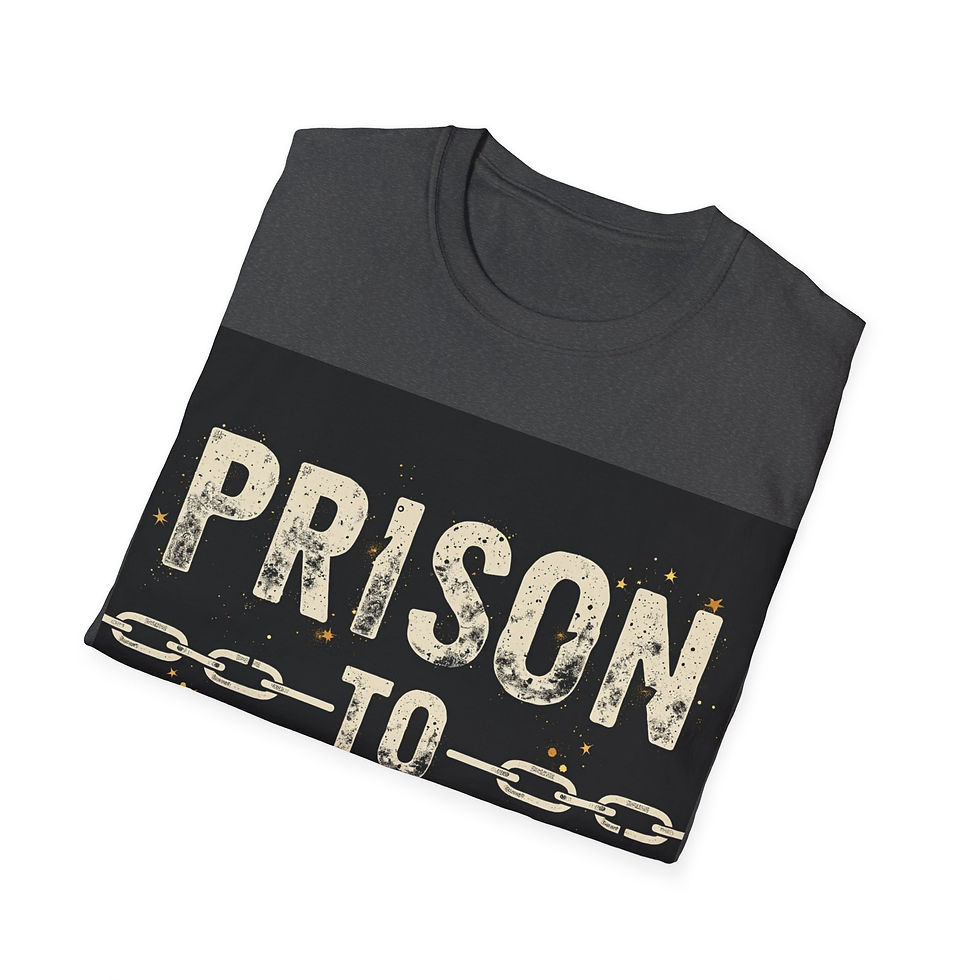 Thumbnail: Prison to Purpose Unisex T-Shirt | Redemption & Recovery Shirt