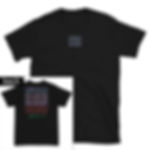 Black Soundtrack Tee - Front and Back Print