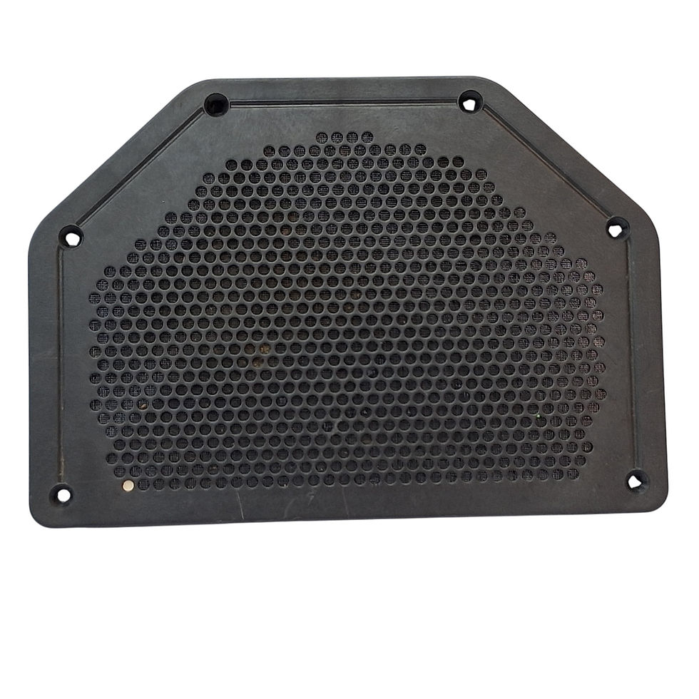Black plastic cowl panel cover
