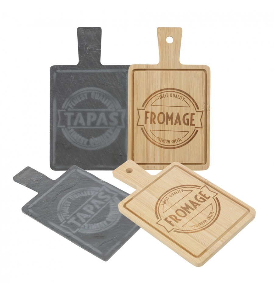 Thumbnail: Tapas and Fromage engraved cutting boards