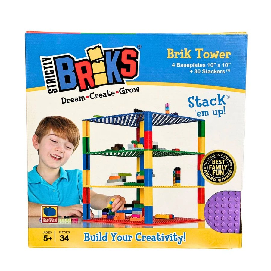 Brik Tower building blocks set box