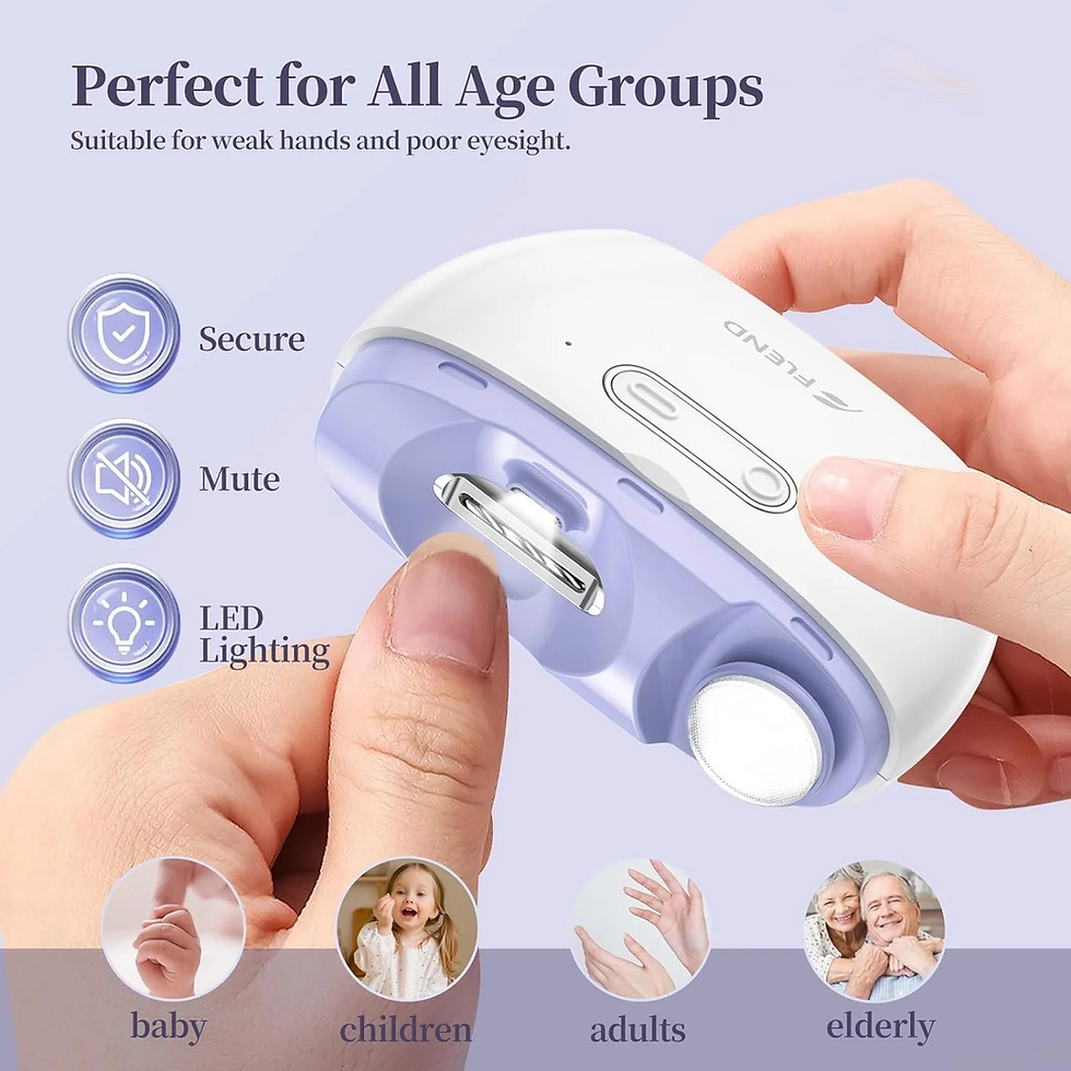 Thumbnail: Flend Electric Nail Clipper,2-in-1 Automatic Nail Clipper,Electric Nail Grinder