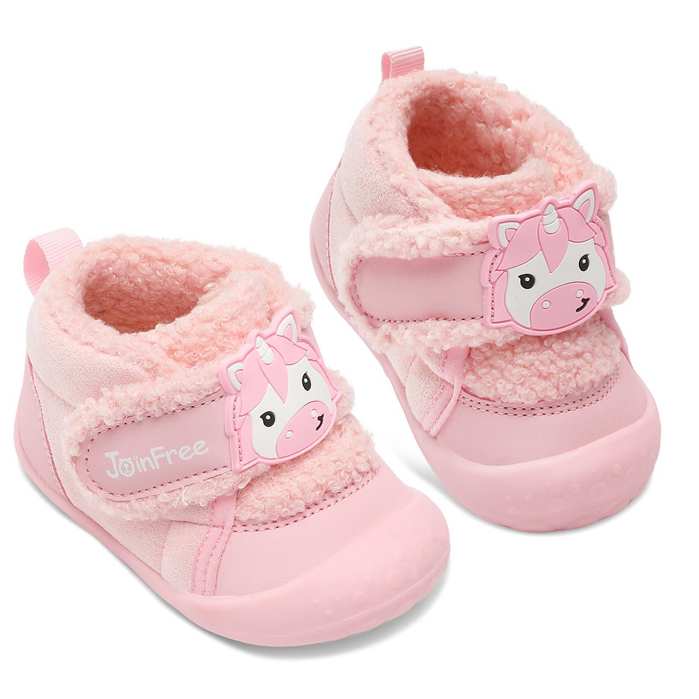 Thumbnail: JoinFree Baby Winter Shoes Toddler First Walkers | Warm Fleece Lined | Non-Slip