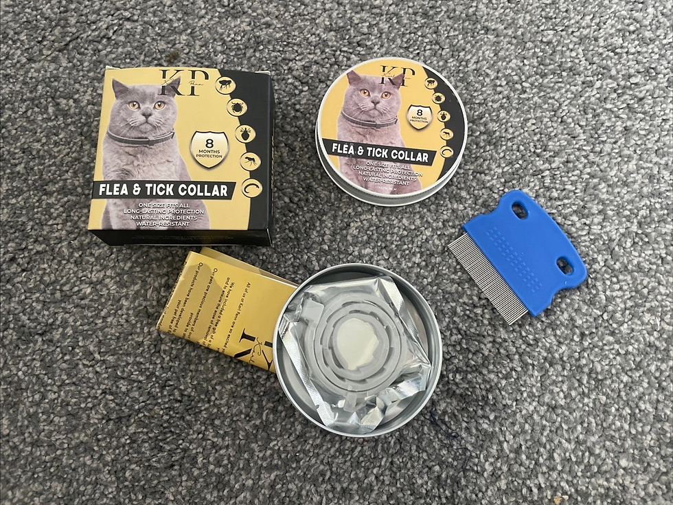 Thumbnail: KP Cat Flea & Tick Collar + Comb – 8 Month Protection, One Size Fits All
